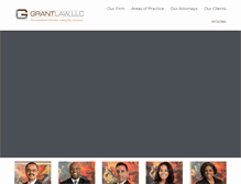 Tablet Screenshot of grantlawllc.com